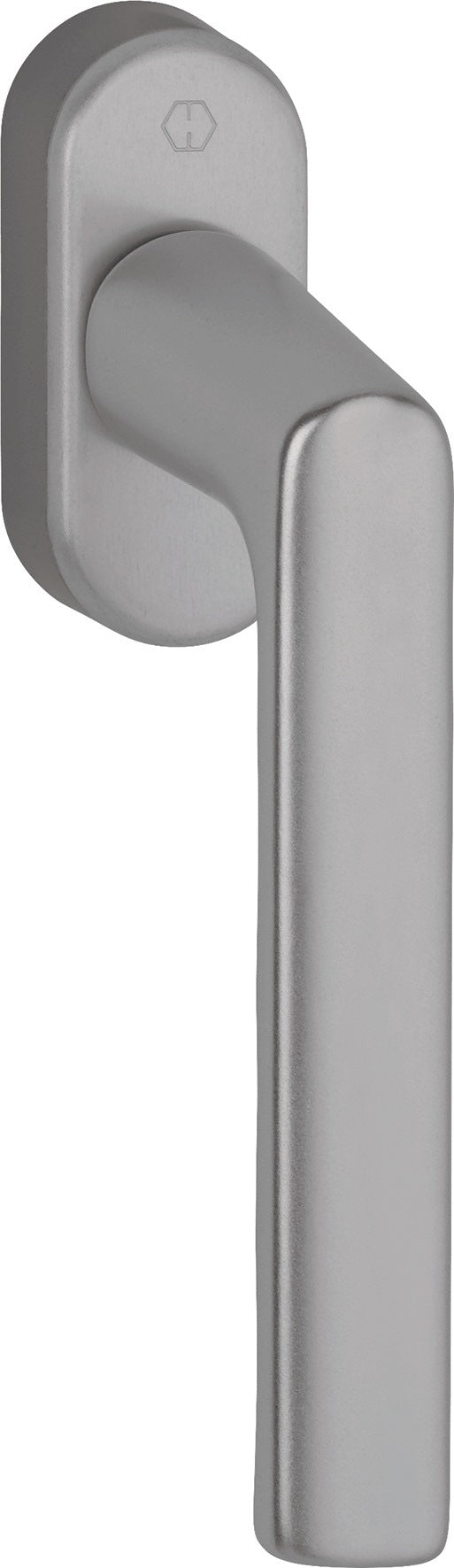 HOPPE Fenstergriff Hamburg 0700L/U26 – Aluminium silberfarben, VarioFit, 32-42 mm