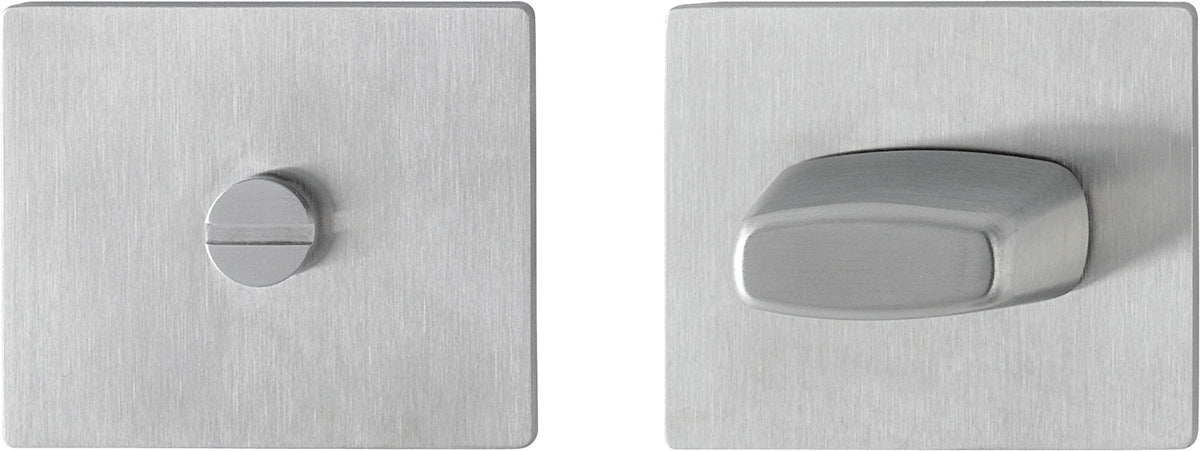 HOPPE Schlüsselrosetten-Paar E847NS Edelstahl F69 rechteckig 2 mm – SchnellstiftPlus für Innentüren