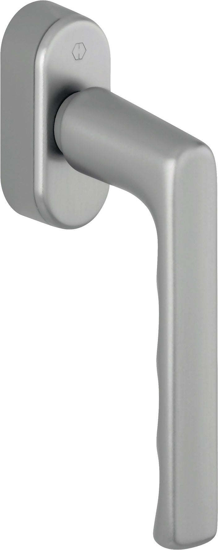 HOPPE Fenstergriff Hamburg 0700/UD9020 SecuForte® VarioFit® Alu F1 naturfarbig