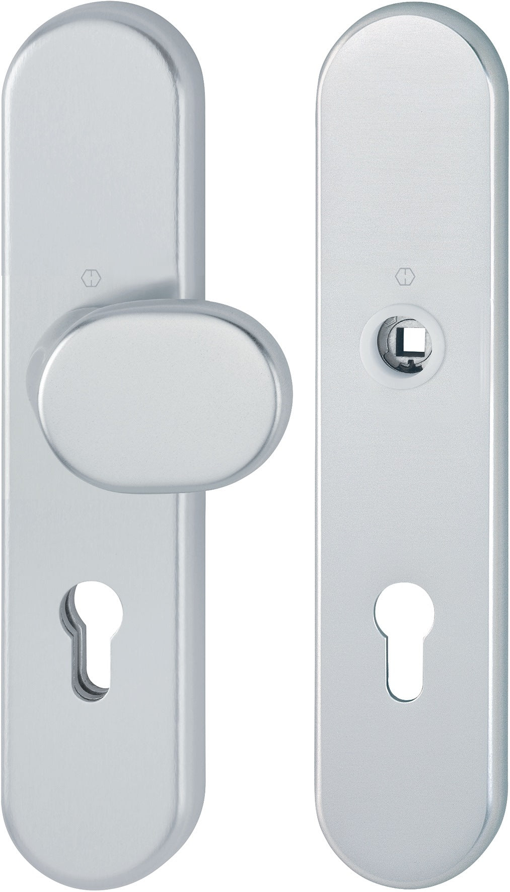 HOPPE Schutzgarnitur 86G/3331/3310 Aluminium F1 für 67-77 mm Türen, ES1 (SK2)