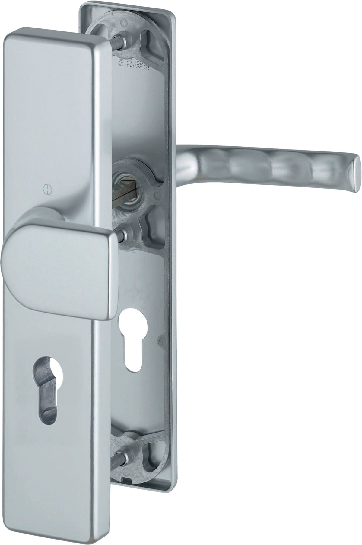 HOPPE Schutzgarnitur London 78G/2222A/2440/113 Aluminium F1 für Abschlusstüren