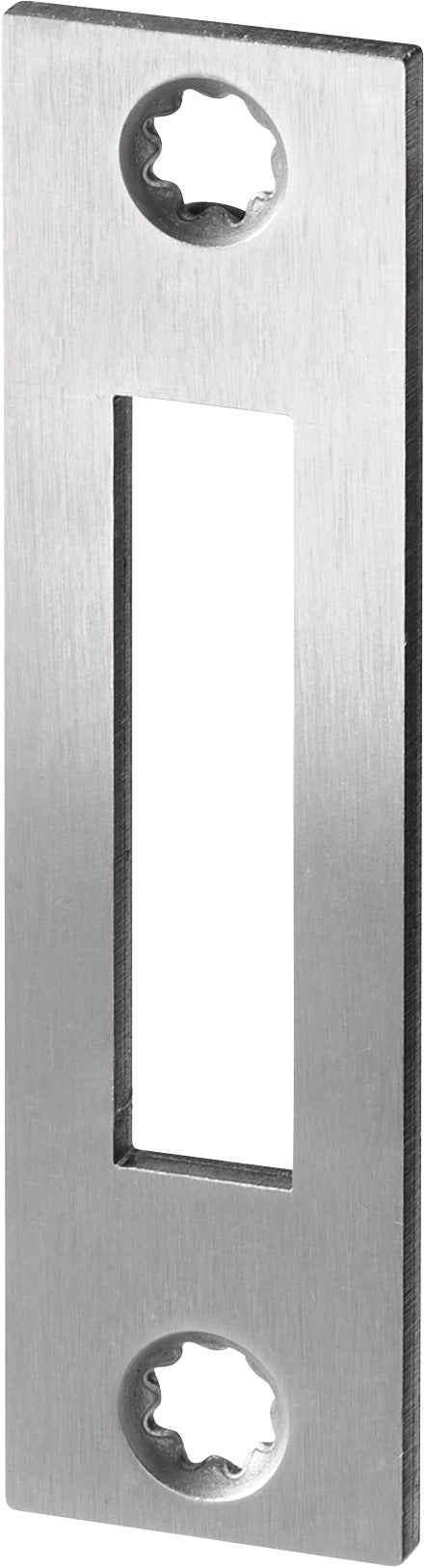 BKS Flachschließblech S412 silber kantig Stulpbreite 24 mm