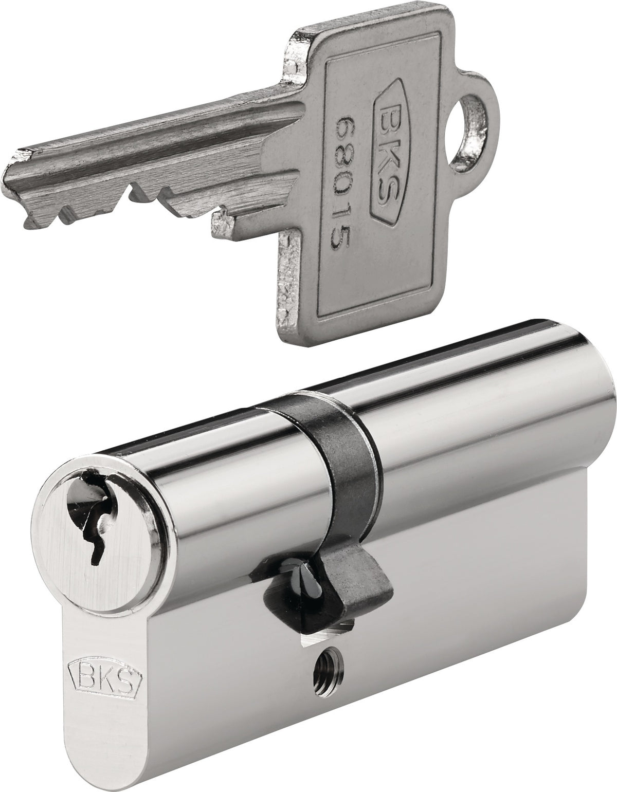 BKS Profildoppelzylinder PZ 8812 31/60 mm mit Not- und Gefahrenfunktion, vernickelt, 3 Schlüssel