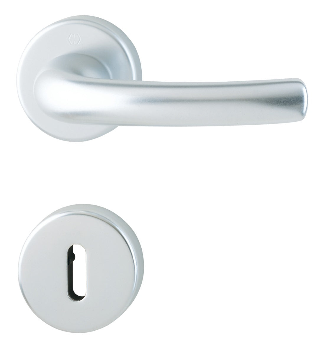 HOPPE Rosettengarnitur Tôkyô 1710 Aluminium DIN L/R für Innentüren