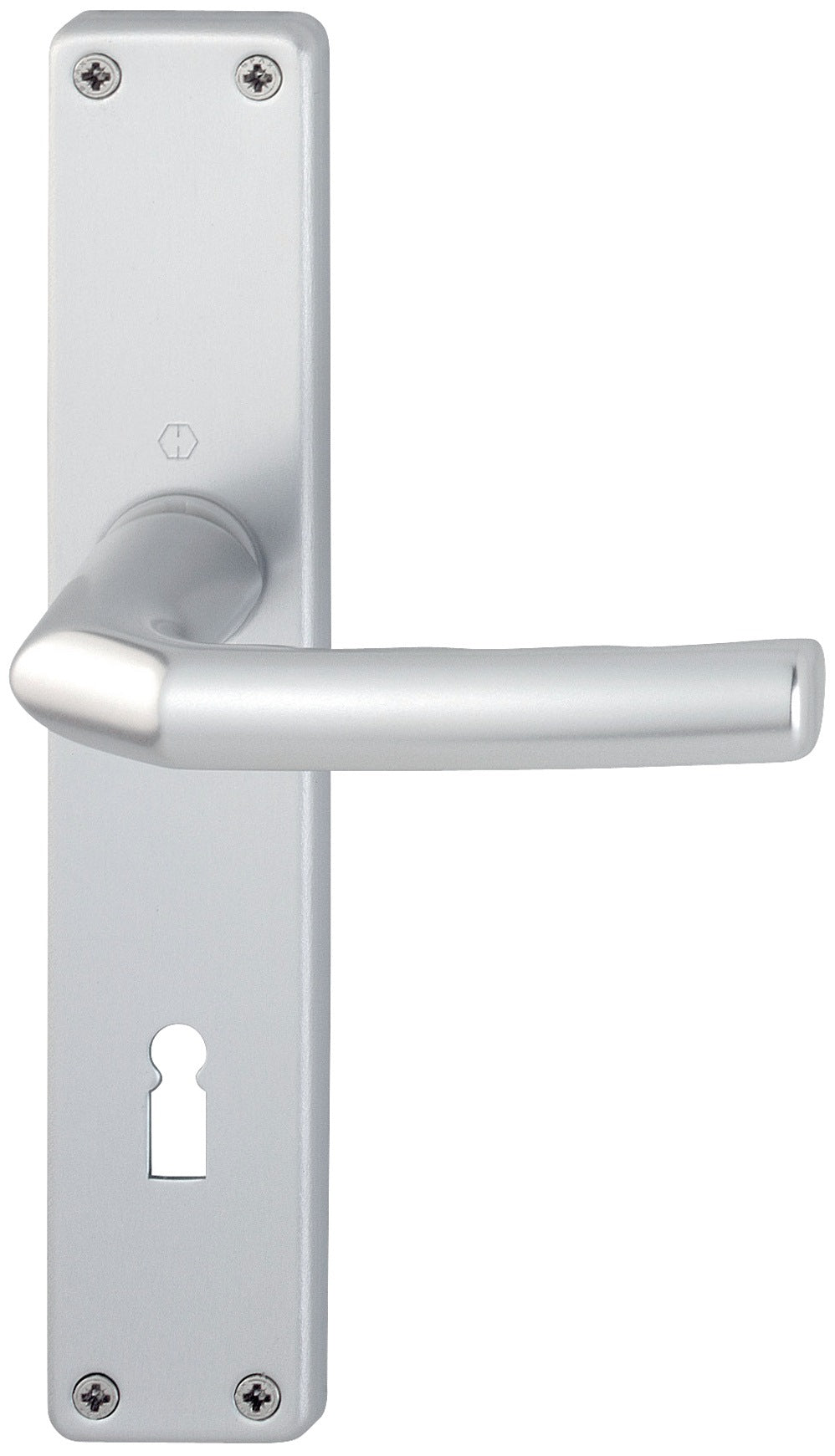 HOPPE Langschildgarnitur Birmingham 1117/202SP Aluminium F1 für Innentüren DIN L/R