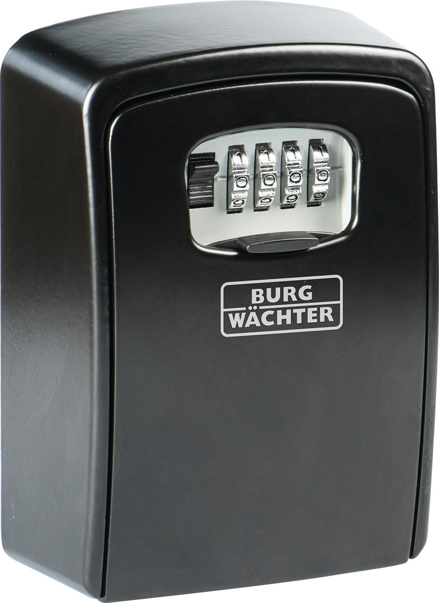 BURG-WÄCHTER Key Safe 10 Schlüsseltresor mit 4-stelligem Zahlenschloss, Zinkdruckguss, Wandmontage