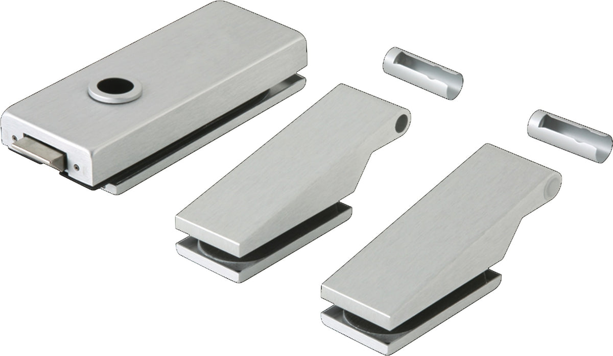 DORMA-GLAS Glastürbeschlag STUDIO Classic LM silber eloxiert UV Drückerführung DIN L/R