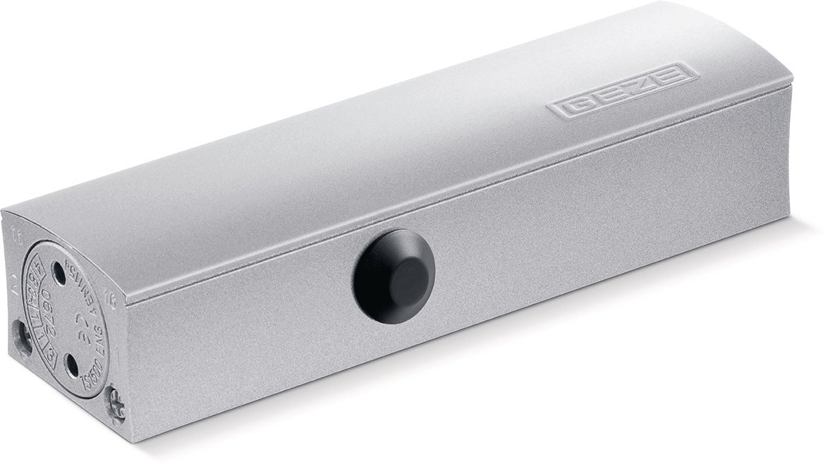 GEZE Türschließer TS 1500 silber EN 3-4 ohne Gestänge – variable Schließkraft für Türen bis 1100 mm