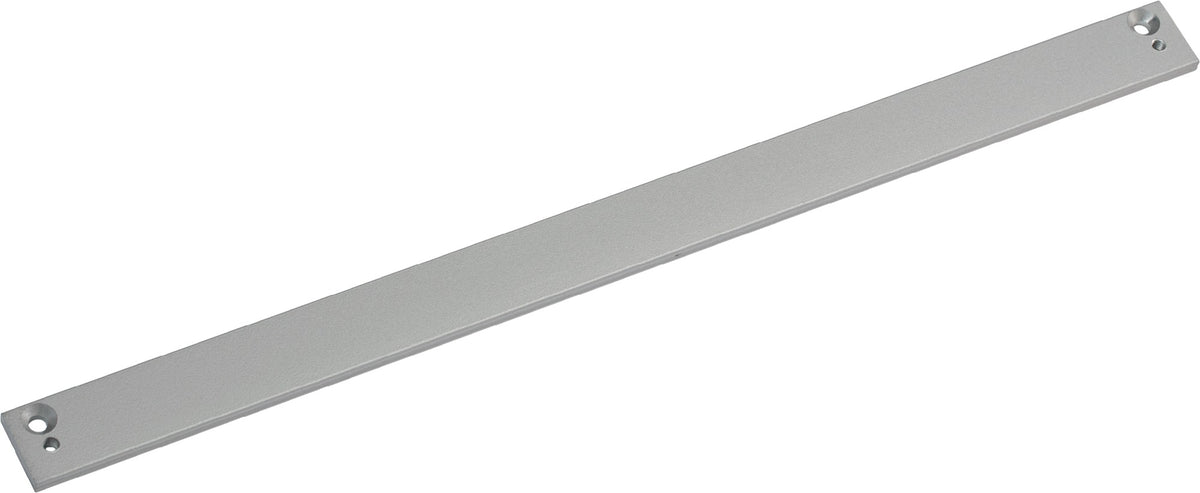Montageplatte für TS 90 Impulse silber von DORMAKABA – passend für Gleitschienen-Montage