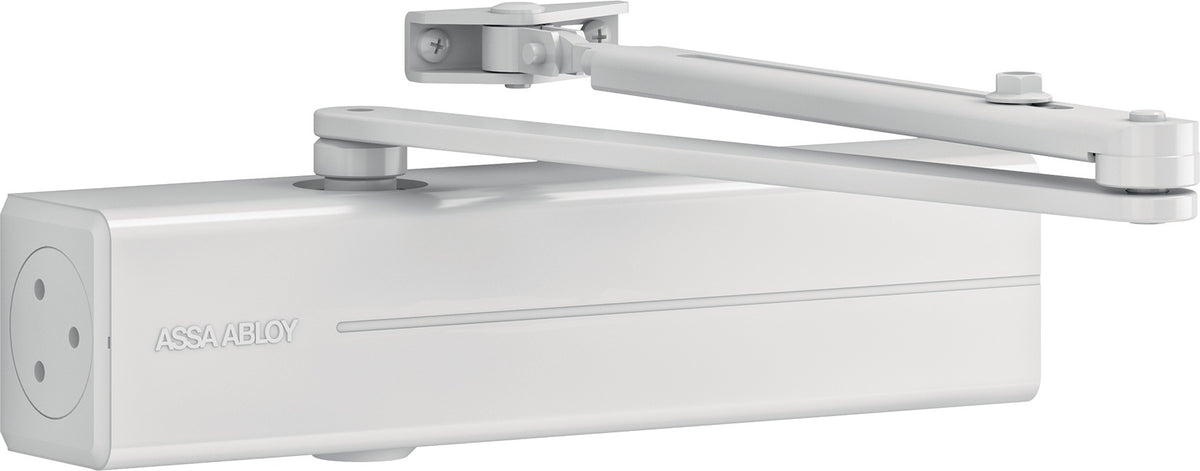 ASSA ABLOY Türschließer-Set DC 300 EN 3-6 mit Gleitschiene, silber