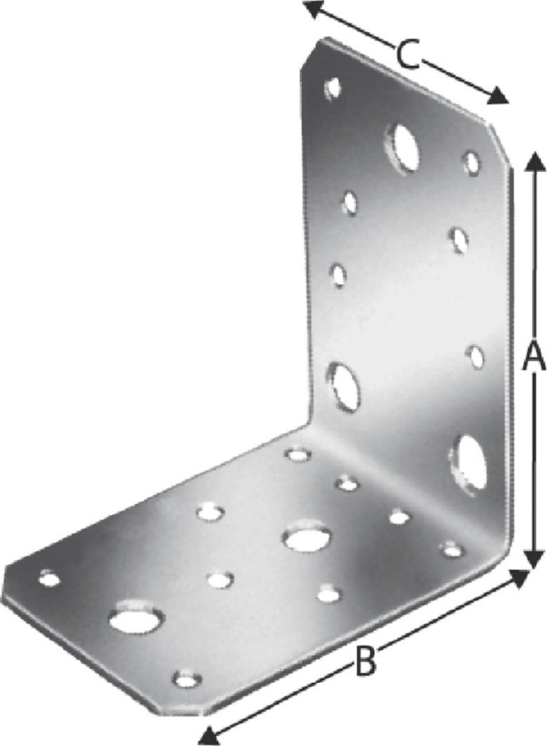 SIMPSON STRONG-TIE Winkelverbinder AB90 88x88x65 mm feuerverzinkt