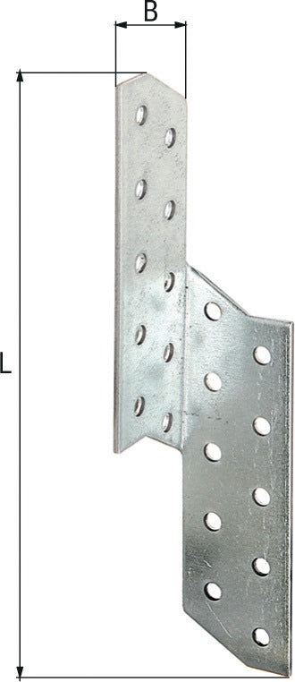 GAH Sparrenpfettenanker ETA-08/0170 links/rechts 170x32x2 mm sendzimirverzinkt – 100 Stück