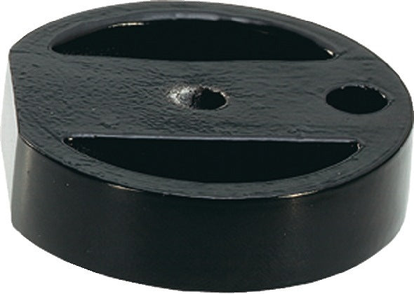 KWS Unterlage 2559 Aluminium schwarz Ø 60 mm Höhe 15 mm für Art. 3000 258 205