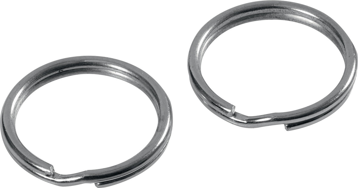 NORDWEST Schlüsselringe 10 mm Innen-Ø, 12 mm Außen-Ø, Stahl vernickelt