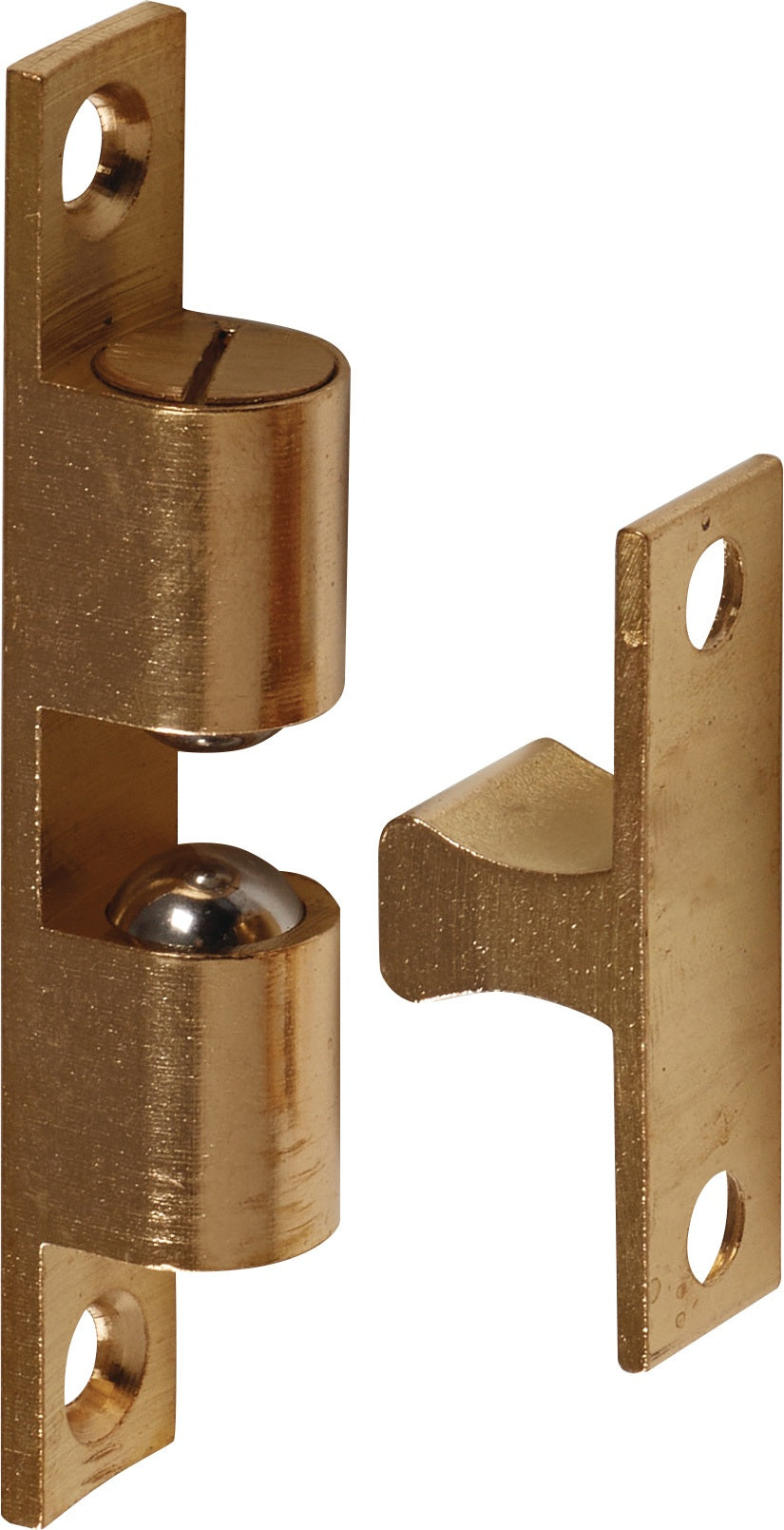 M-Beschläge Doppelkugelschnäpper MS blk 42mm – Kugeln und Federn aus Stahl, Messing