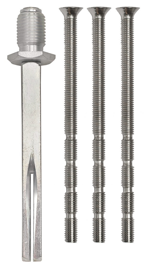 SCHNEGEL Rollenschraubwechselstift 4-KT.8 Stahl verzinkt/vernickelt M12 und M6