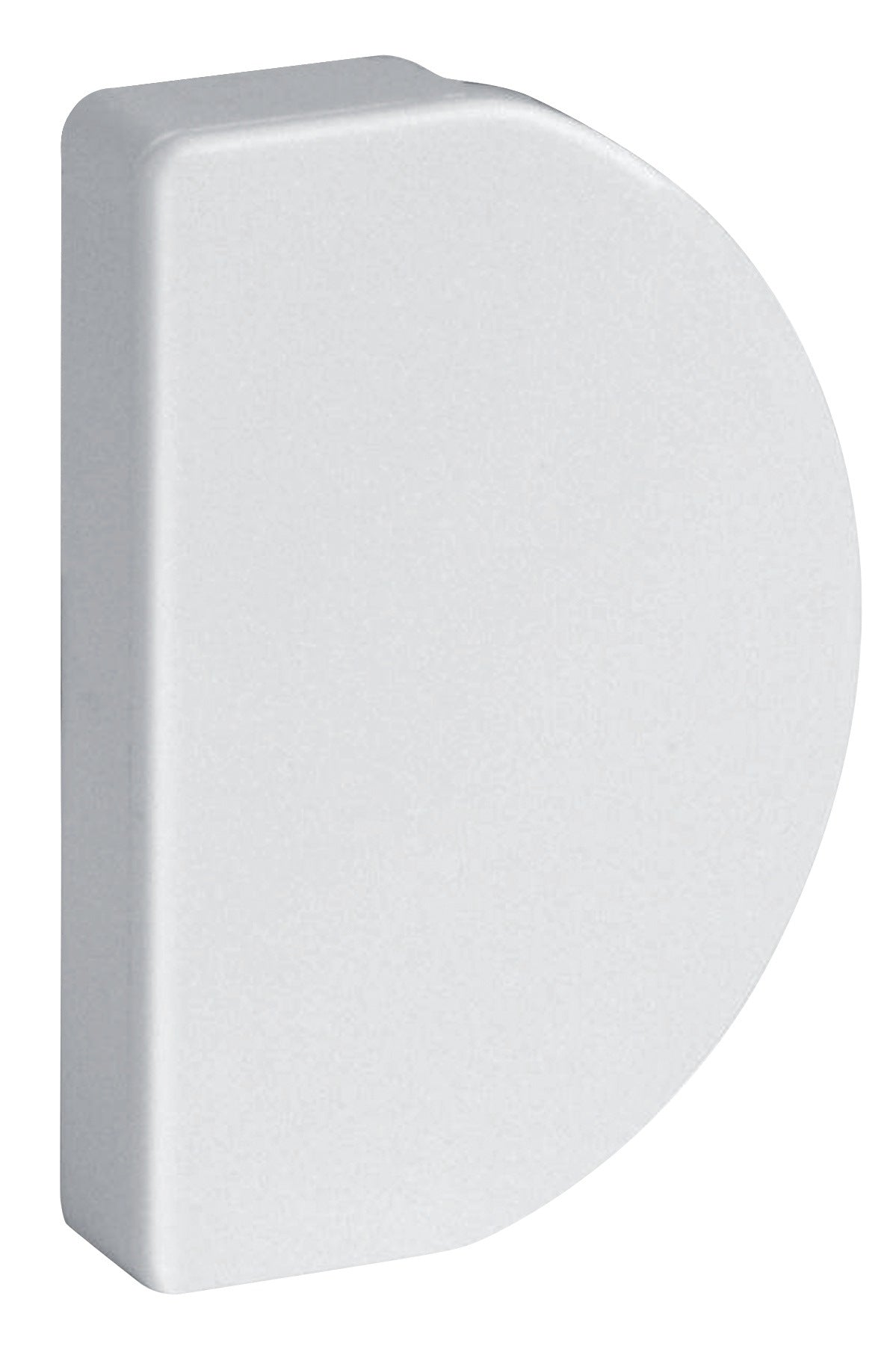 Balkontürgriff 60 mm EDI Kunststoff weiß – verdeckte Verschraubung, Lochabstand 30 mm