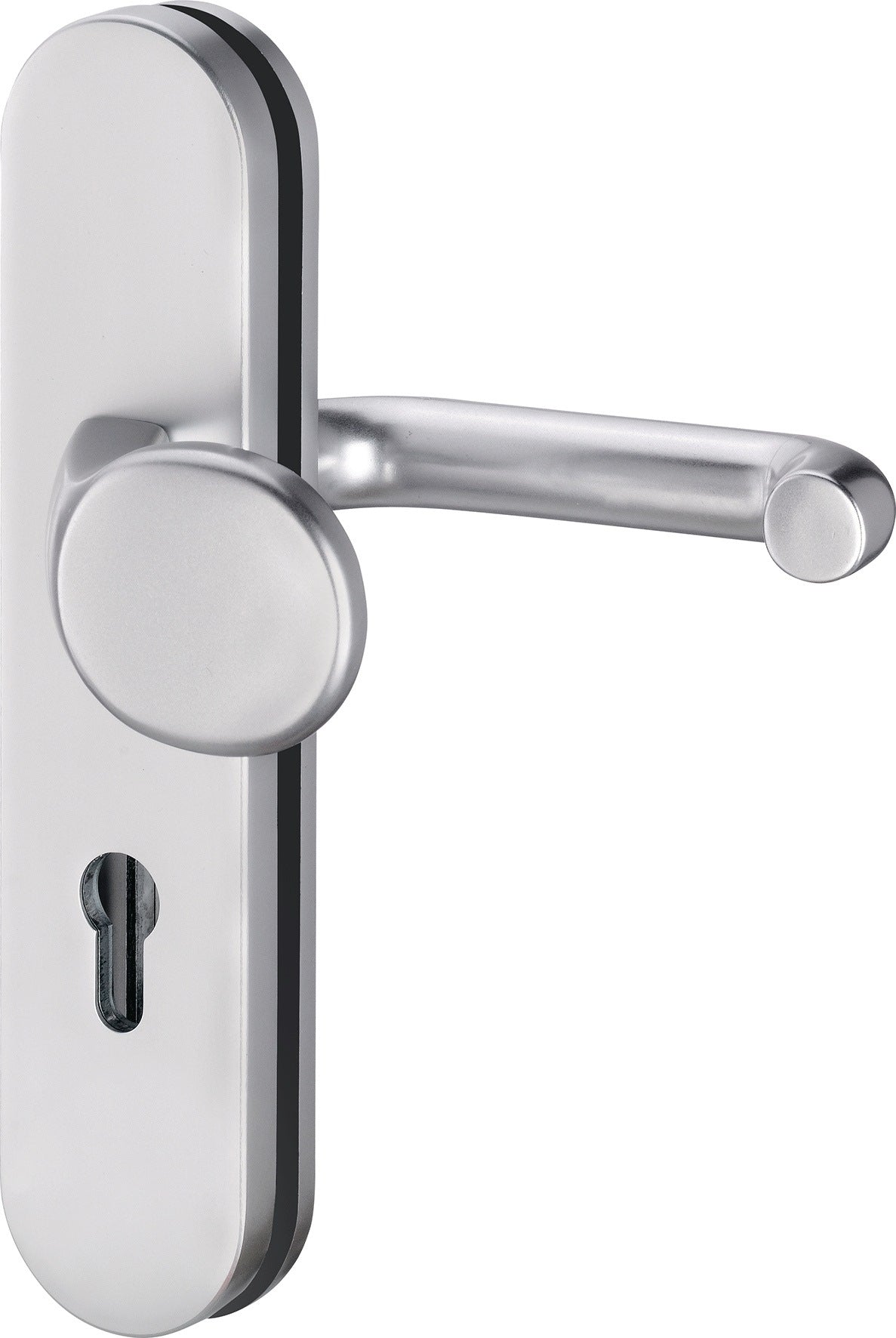 EDI Schutzgarnitur Logo 8753/7203 Edelstahl für Türstärke 35-45 mm, PZ, ES1