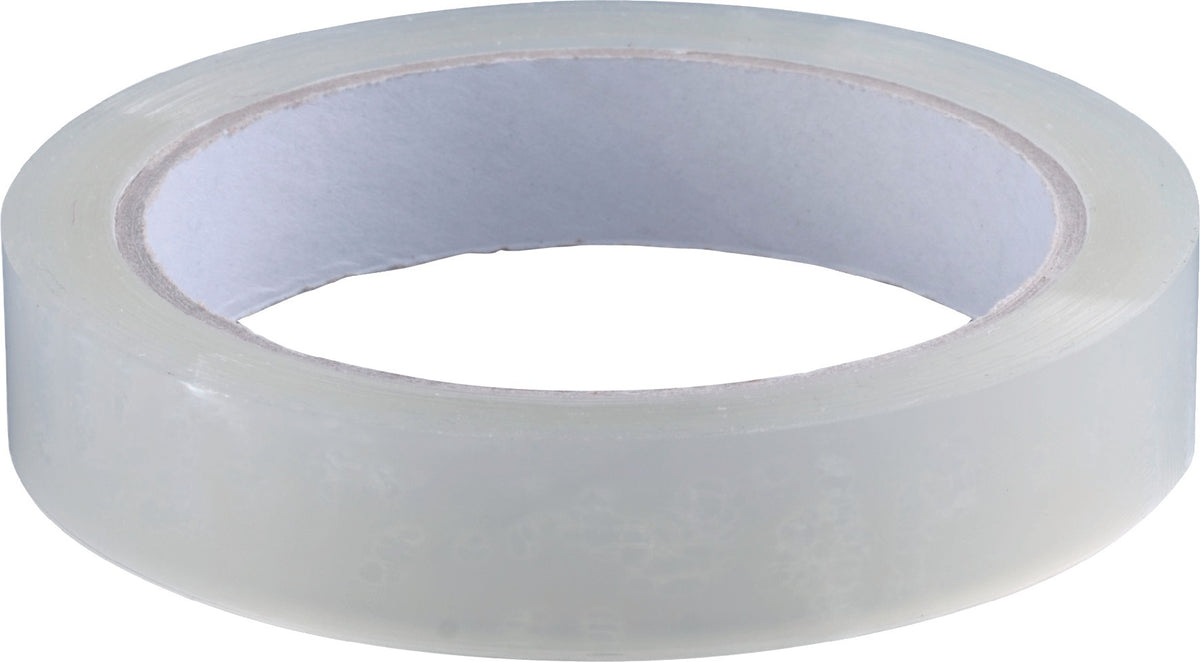 BURMANN Klebeband farblos 12 mm x 66 m – Polypropylen, 76 mm Kern, 12 Rollen