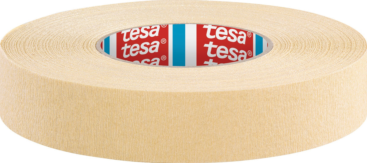 tesa tesakrepp 4322 Kreppband stark gekreppt chamois 19 mm x 50 m – 16 Rollen