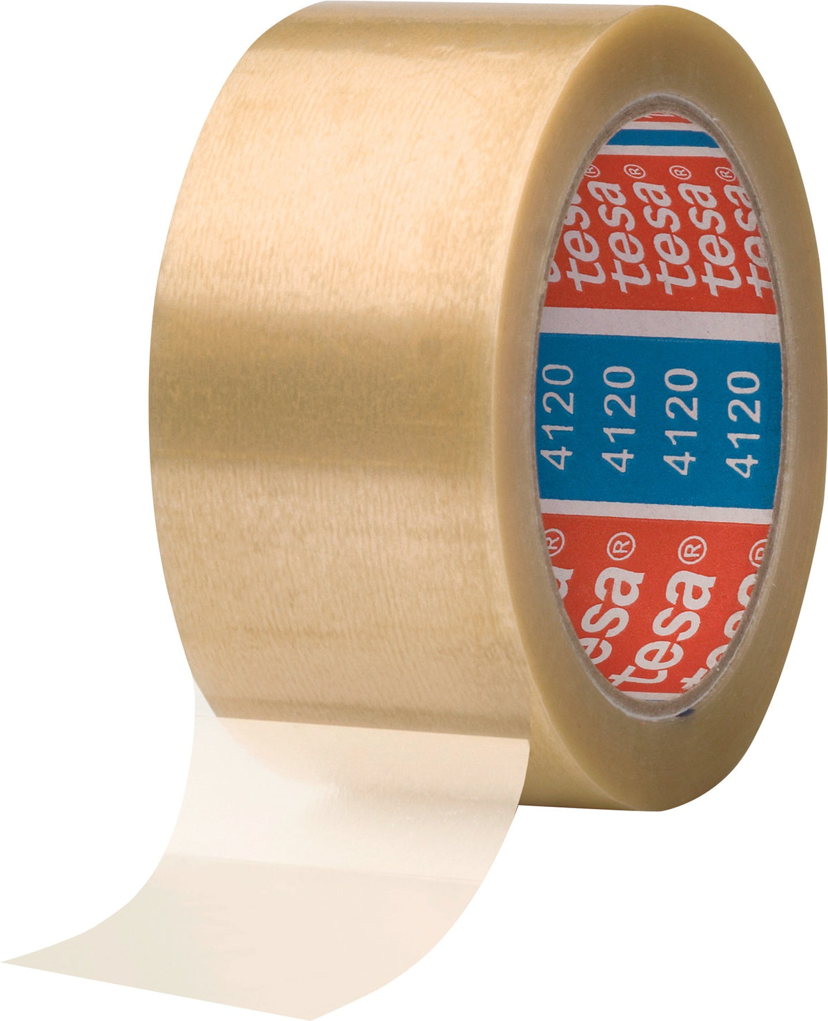 tesa tesapack 4120 Verpackungsklebeband PVC chamois 50 mm x 66 m – 6 Rollen