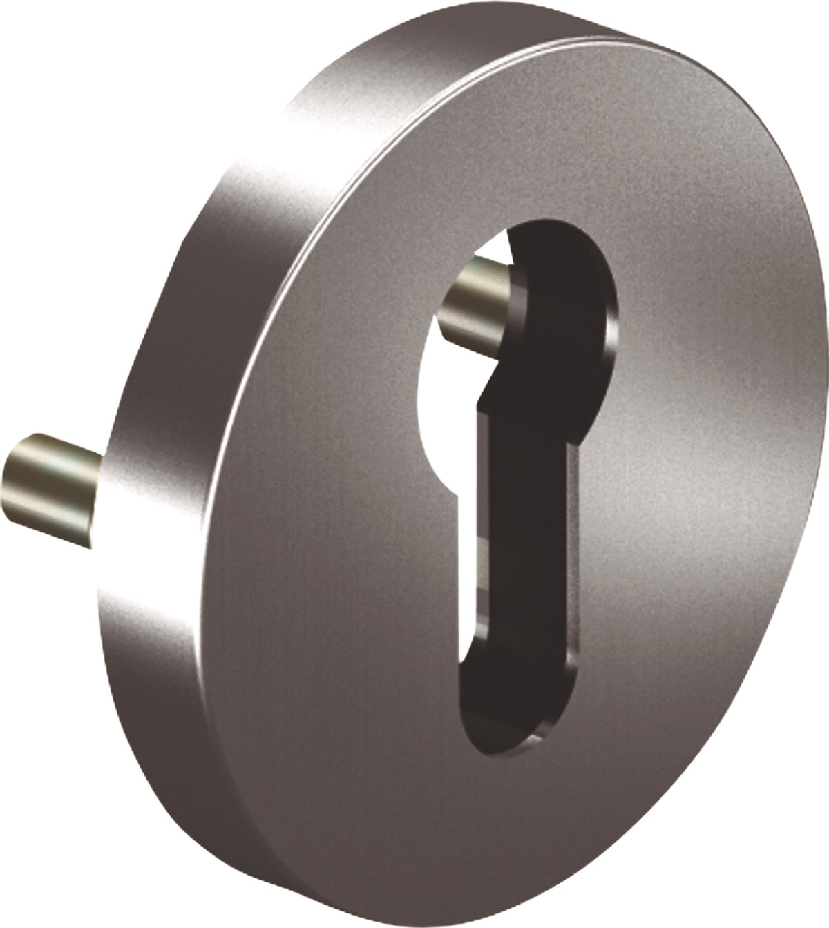 OGRO Schlüsselrosette 6612 PZ Aluminium F1 rund 9 mm verdeckte Verschraubung