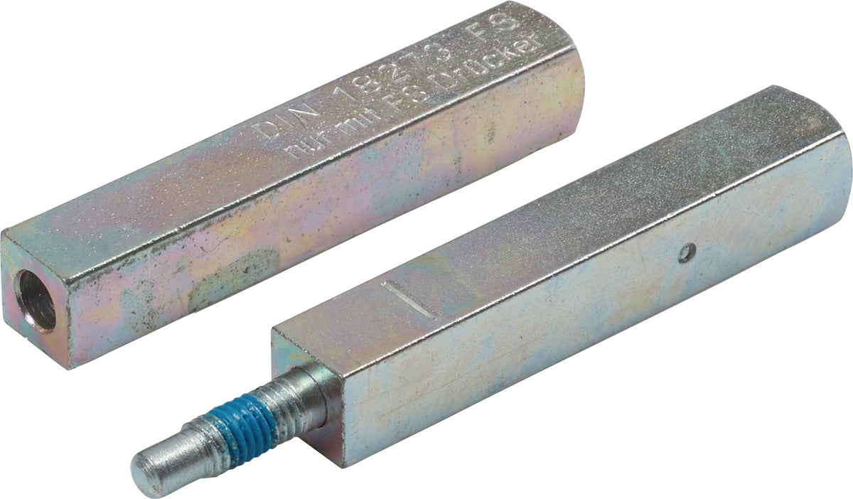 OGRO Panik-Stift 120 FS SECURE Vierkant 9 mm geteilter Vollstift für Fluchttüren