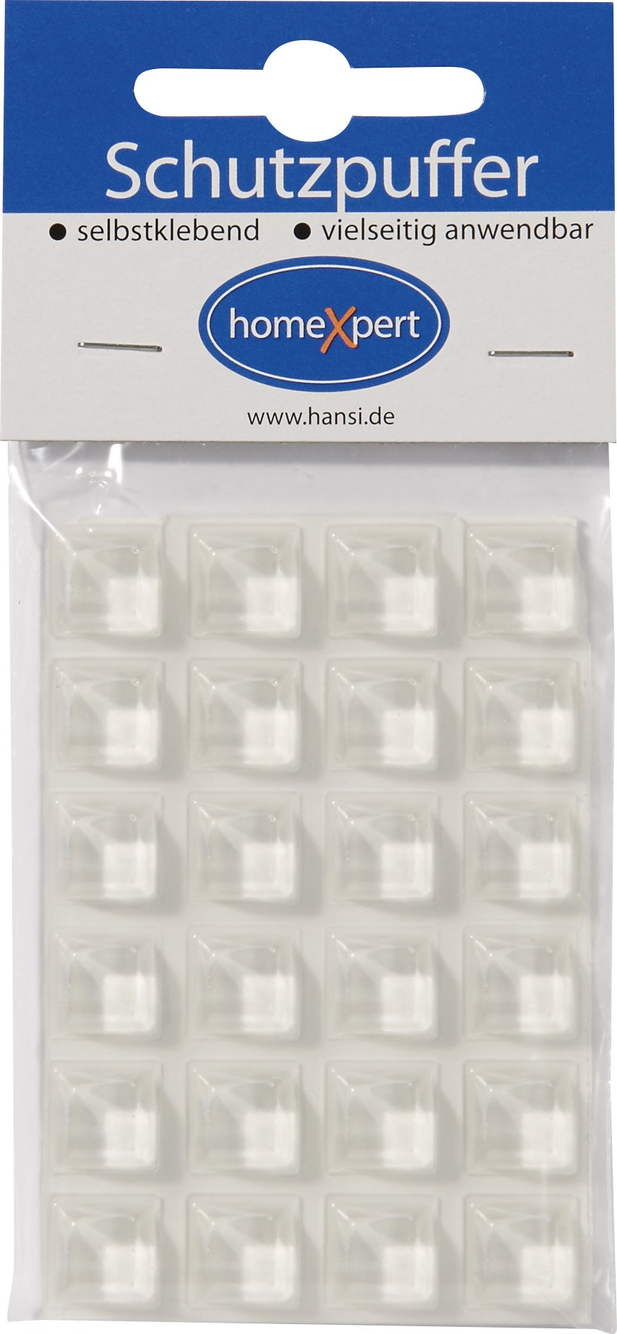 HANSI-Siebert Schutzpuffer Clear 6,4 mm – Selbstklebende transparente Linsenpuffer