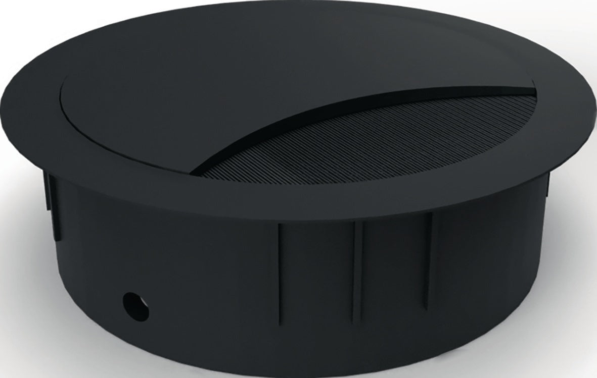 BMB Kabeldurchführung EXIT R Zamak Edelstahl Optik Ø 60 mm mit Bürstendichtung