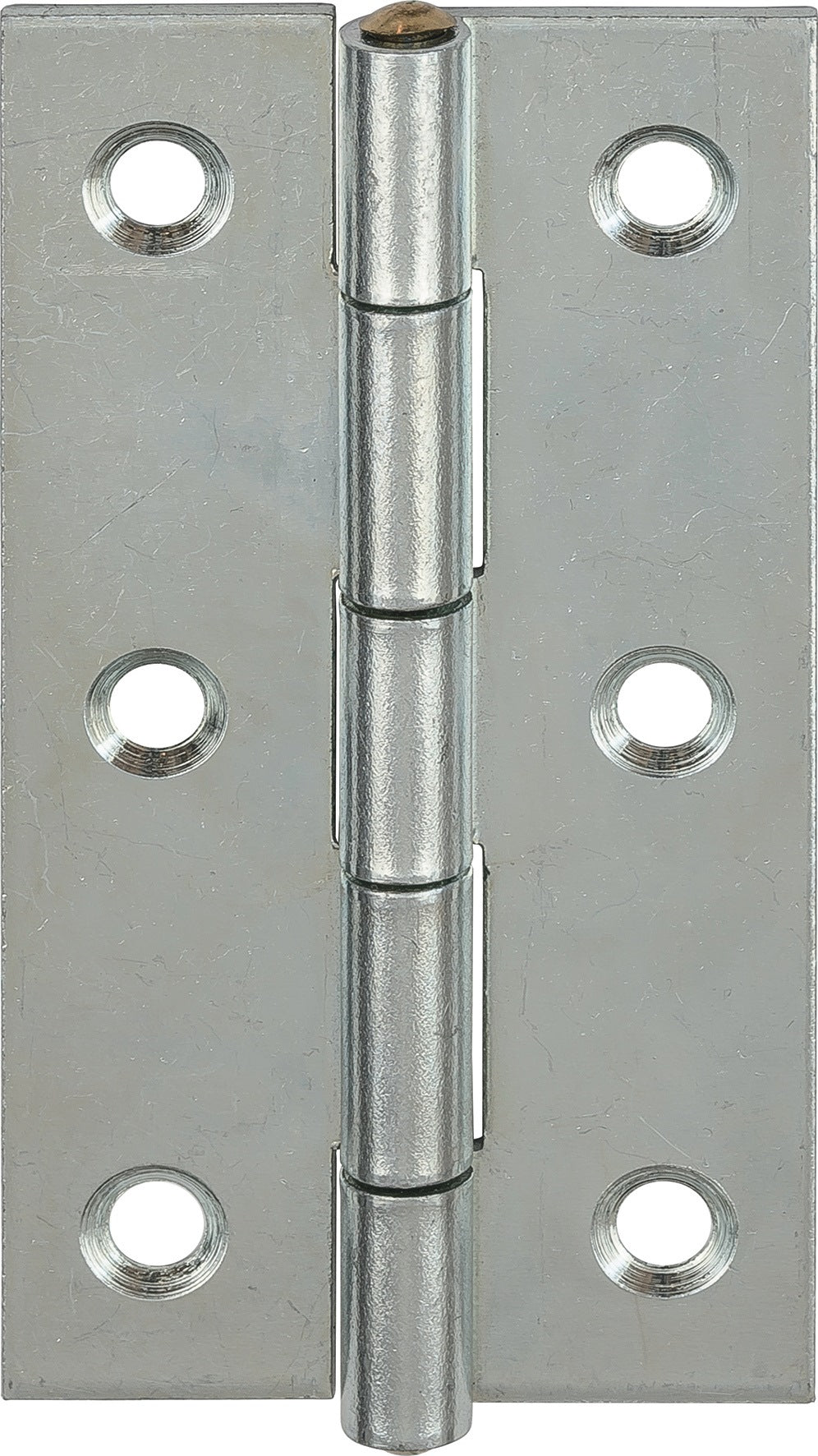 VORMANN Scharnier 30x22 mm Stahl blau verzinkt, gerollt schmal