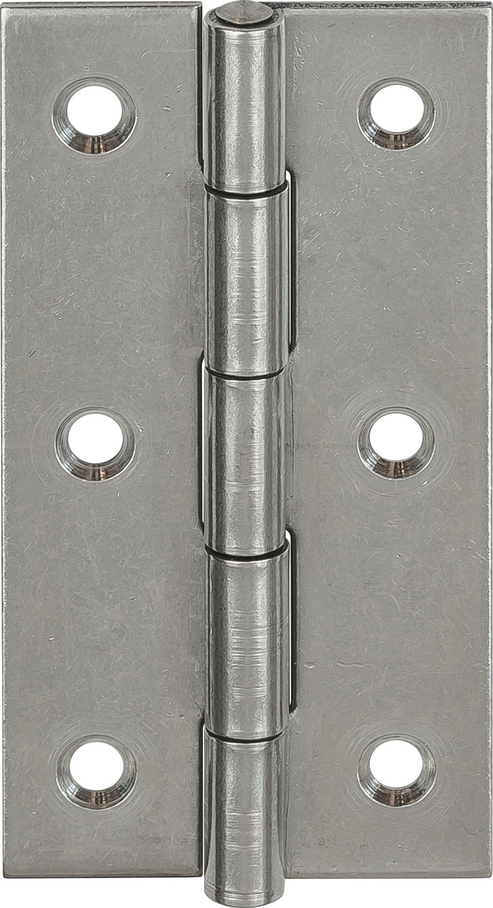 VORMANN Scharnier 30 x 22 mm Edelstahl V2A gerollt schmal