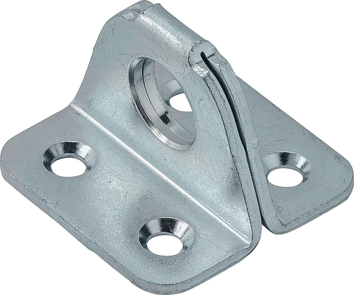 VORMANN Ösenplatte 35x25x2 mm Stahl blau verzinkt Ösen-Ø 11,5 mm – 25 Stück