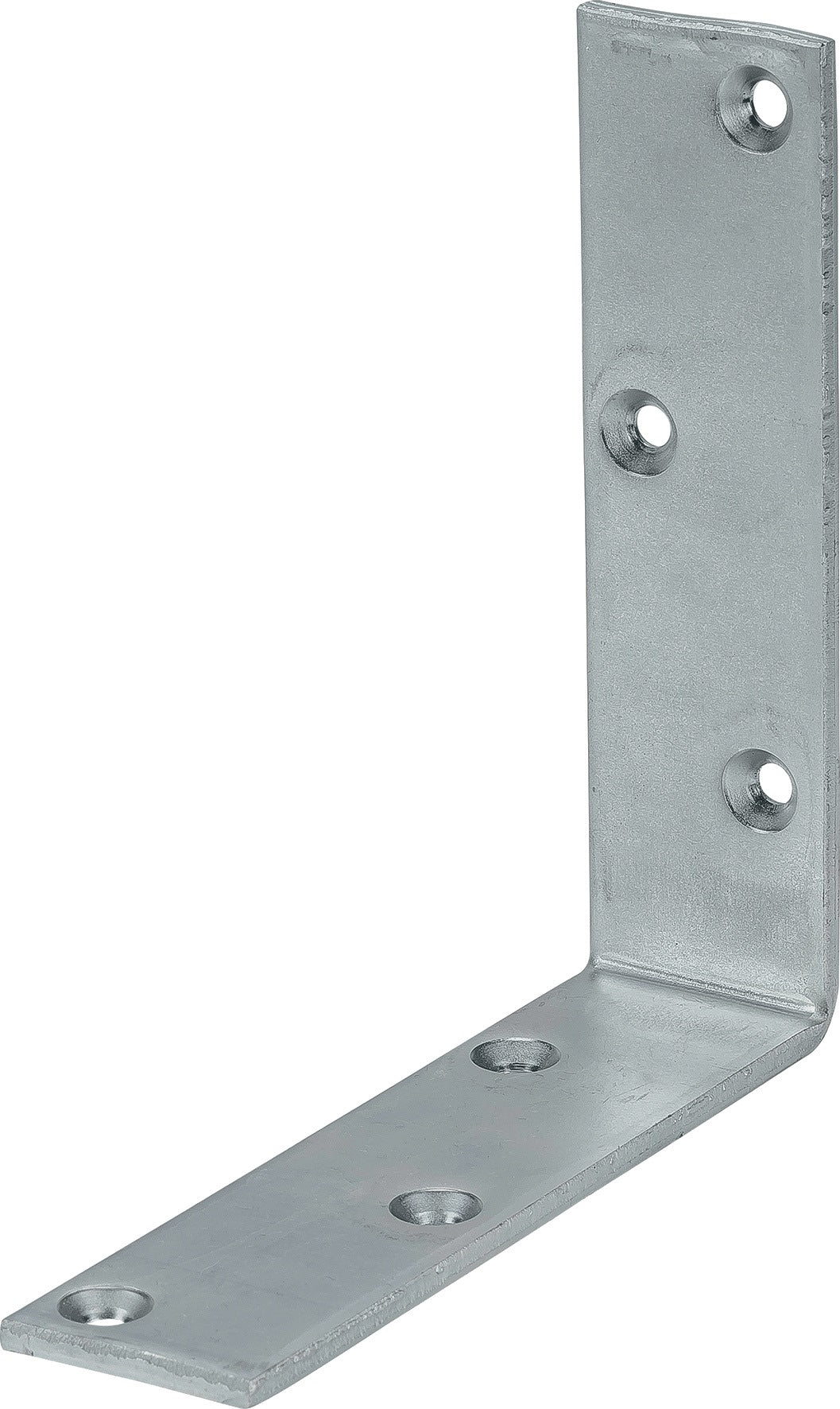 VORMANN Balkenwinkel 100x100 mm, 40 mm breit, Stahl blau verzinkt, 5 mm stark