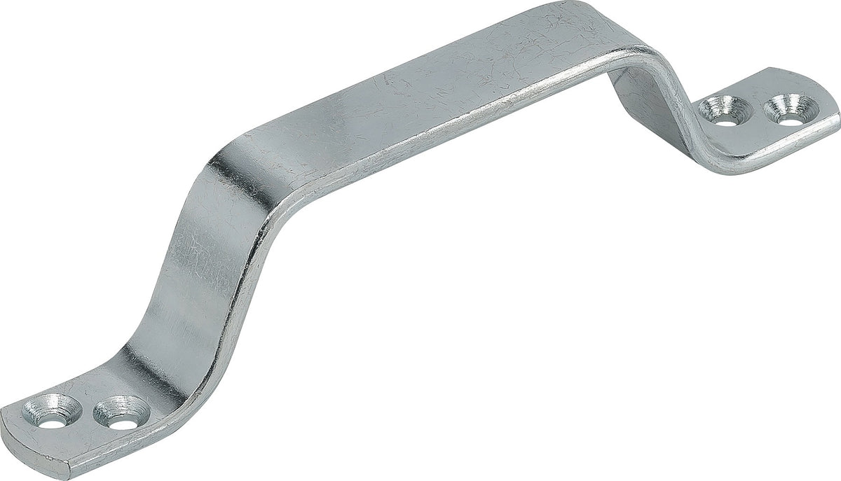 VORMANN Handgriff 160 mm Stahl blau verzinkt mit 4 Löchern – 10 Stück