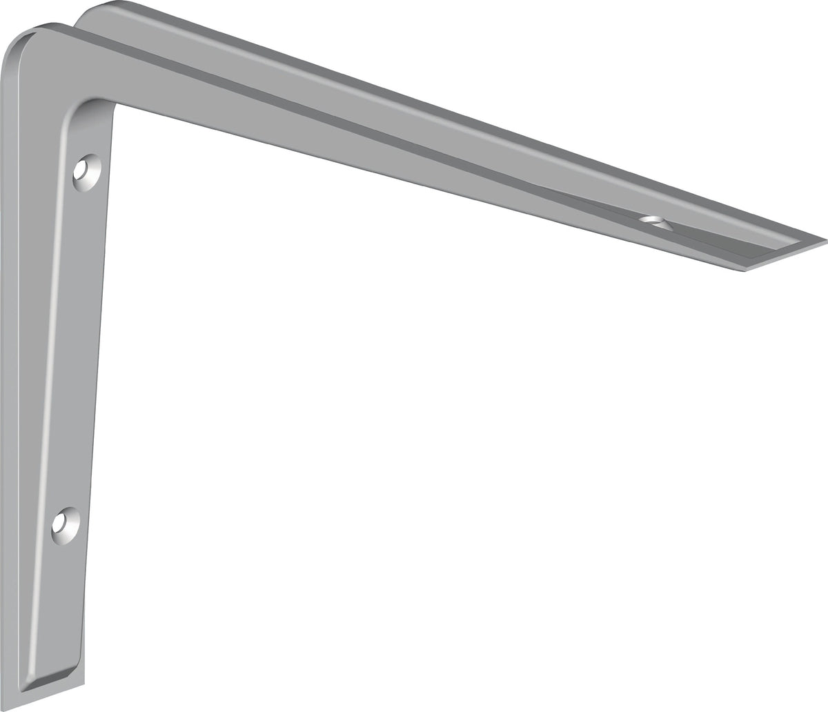 ALFER ALUMINIUM Anschraubwinkel 120x170 mm Stahlblech weiß lackiert 20 Stk.