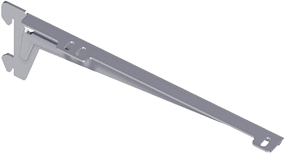ALFER ALUMINIUM Winkelträger 10300 mit 2 Einhängehaken, 180 mm, Stahl weißaluminium, 55 kg pro Träger
