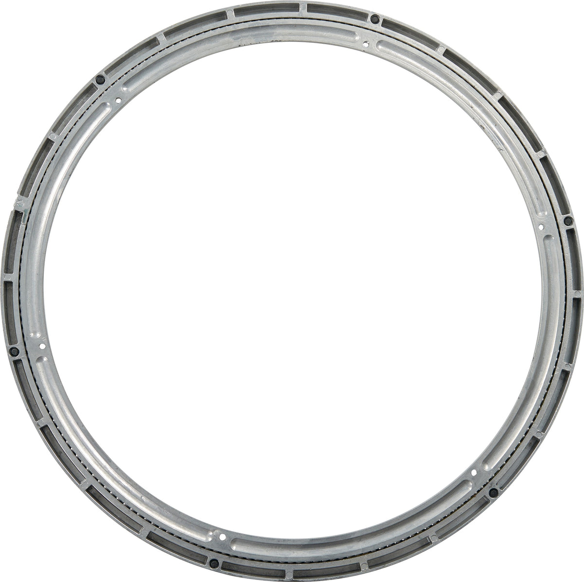 BS ROLLEN Drehkranz 330 mm mit Verzahnung, 300 kg Tragfähigkeit, 13 mm Stärke, Aluminium