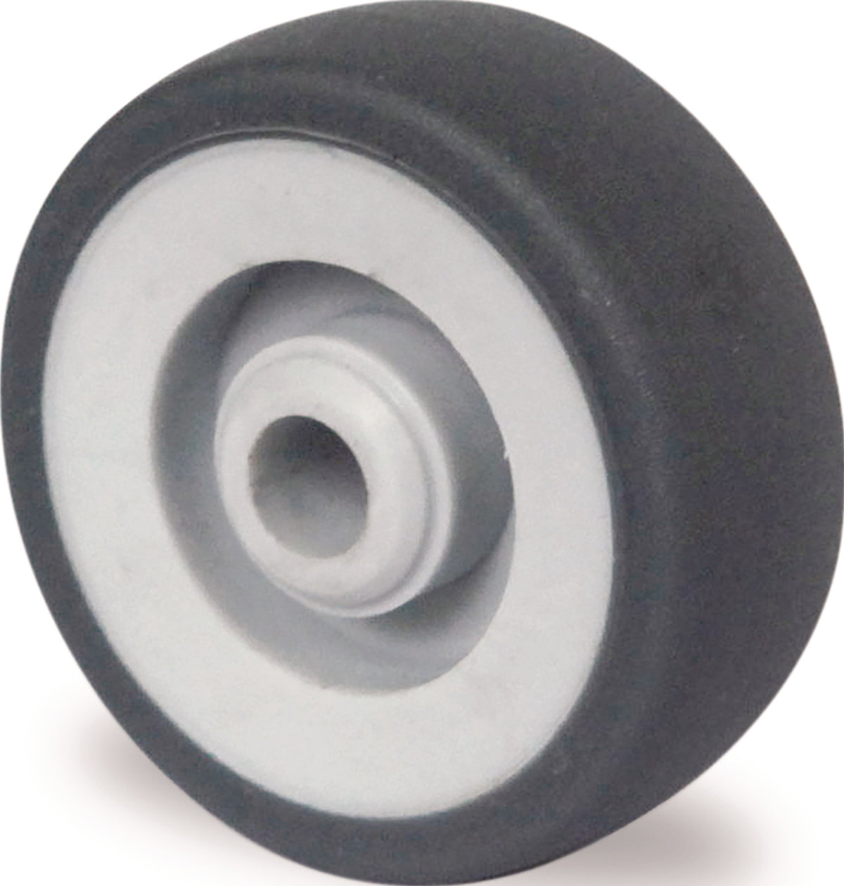 Ersatzrad TPE grau 50 mm von PROMAT – Tragfähigkeit 50 kg, Achs-Ø 6 mm, Nabenlänge 22 mm