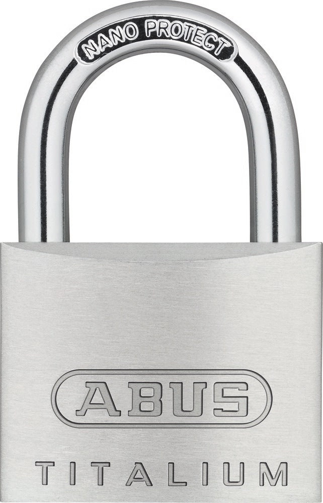 ABUS Zylindervorhangschloss 64TI/20 Titalium – 20 mm Schlosskörper, verschiedenschließend