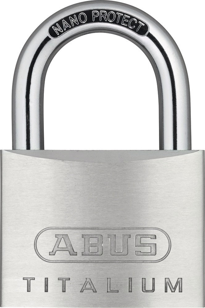 ABUS Zylindervorhangschloss 64TI/20 Titalium – 20 mm Schlosskörper, verschiedenschließend