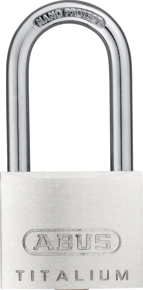 ABUS Zylindervorhangschloss 64TI/20 Titalium – 20 mm Schlosskörper, verschiedenschließend