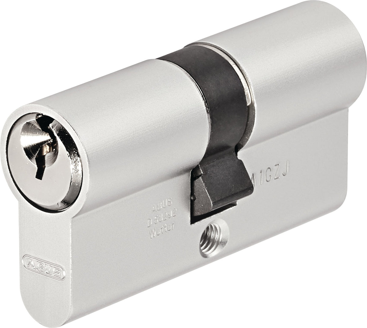 ABUS Profilhalbzylinder TI12ST 10/30 vs. 30/10 mm mit 3 Schlüsseln – TITALIUM™ Sicherheit