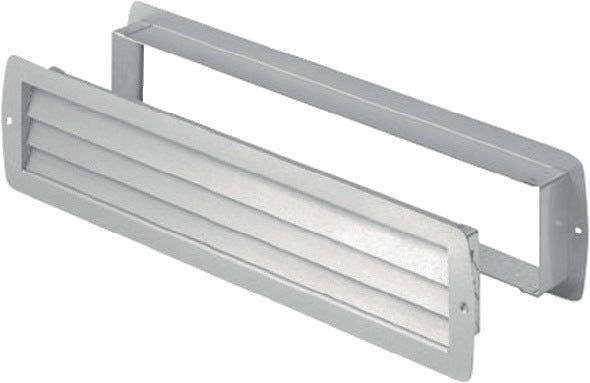 HOJU Badezimmerlüftung 9020 L Aluminium 465 x 105 mm für Türstärke 34-60 mm