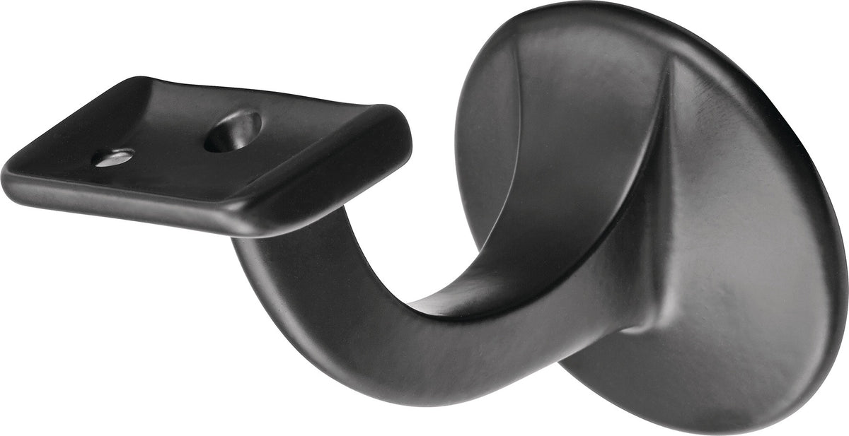 HERMETA Handlaufträger 3508 Aluminium silberfarbig eloxiert, Wandplatte 56 mm, gerade Auflage