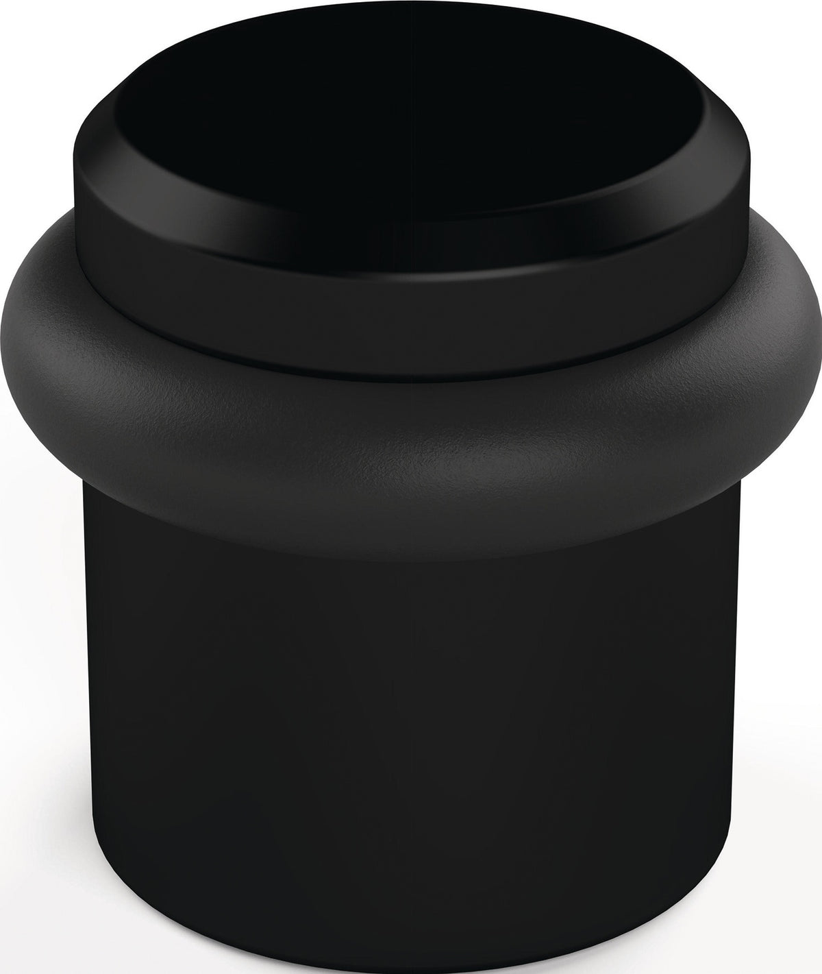 HERMETA Bodentürpuffer 4735 Ø 39 mm Höhe 36 mm Aluminium silberfarbig eloxiert Dübelmontage
