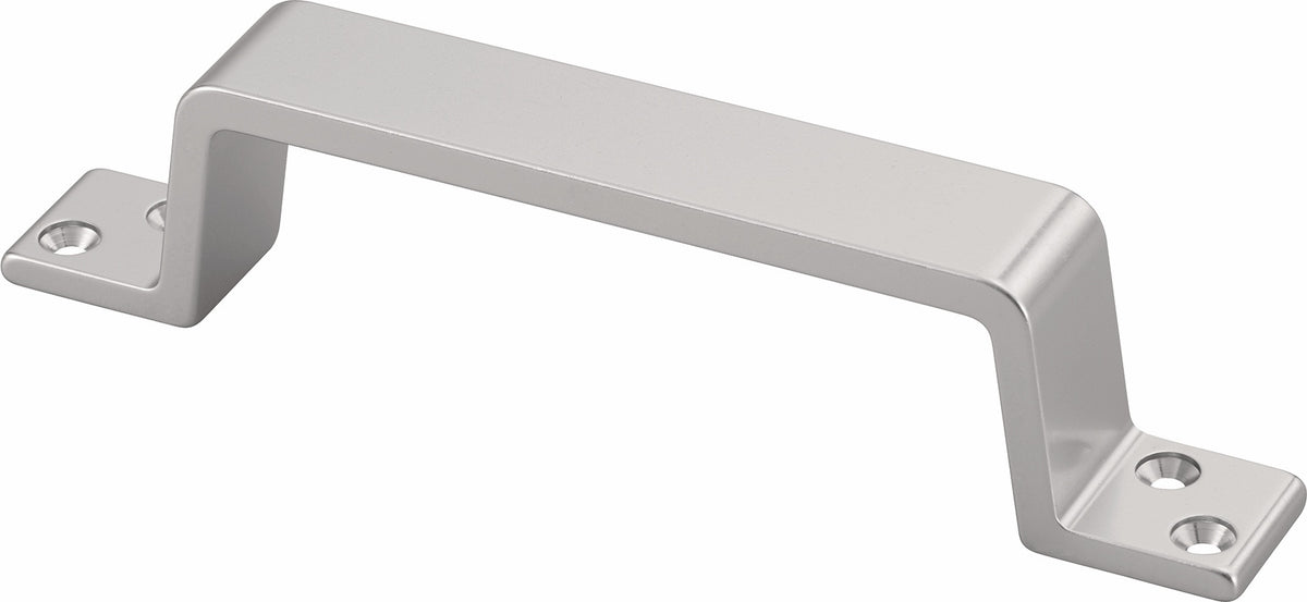 HERMETA Handgriff Aluminium silberfarbig eloxiert 110 mm – 2 Löcher, C2C-zertifiziert