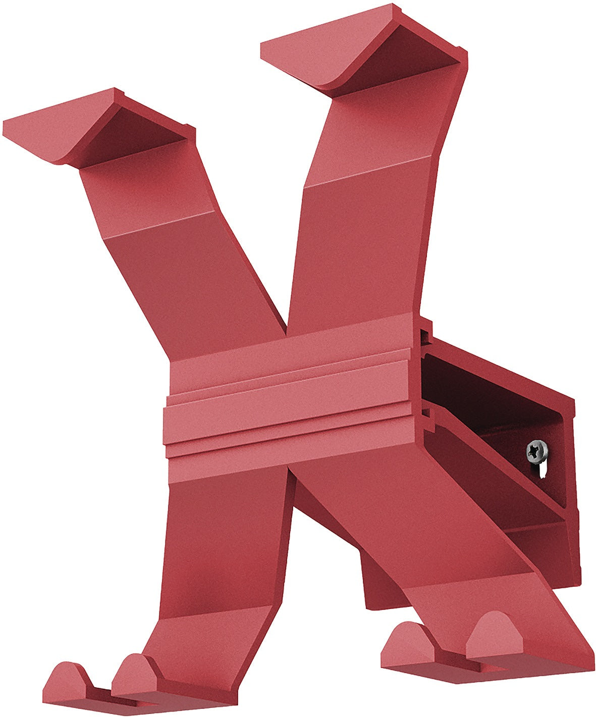 Haarmann Wandgarderobe Aluminium 4 Haken tiefschwarz 170 mm – 100 % Recycling