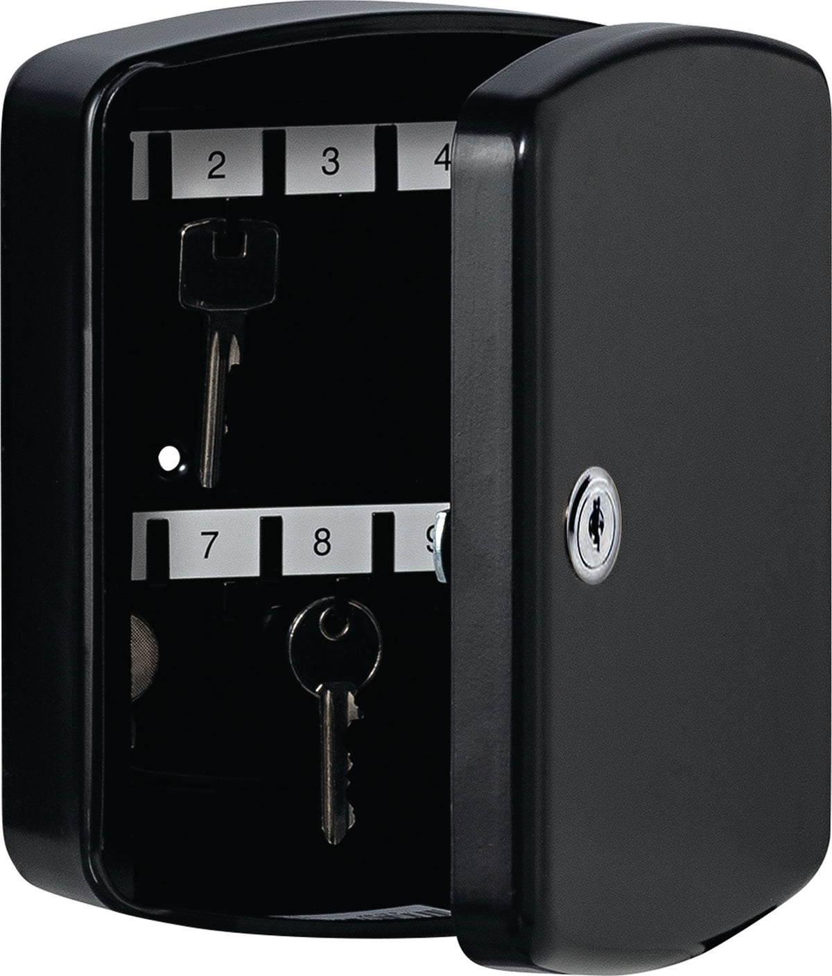 BURG-WÄCHTER Schlüsselbox Key Box 35 Haken weiß Stahlblech 330x235x75 mm Zylinderschloss