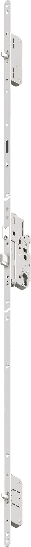FUHR MFV Multisafe 855GL Mehrfachverriegelung PZW 20/65/92/10 mm silber Flachstulp 2170 mm Bolzenriegel – 5 Stück