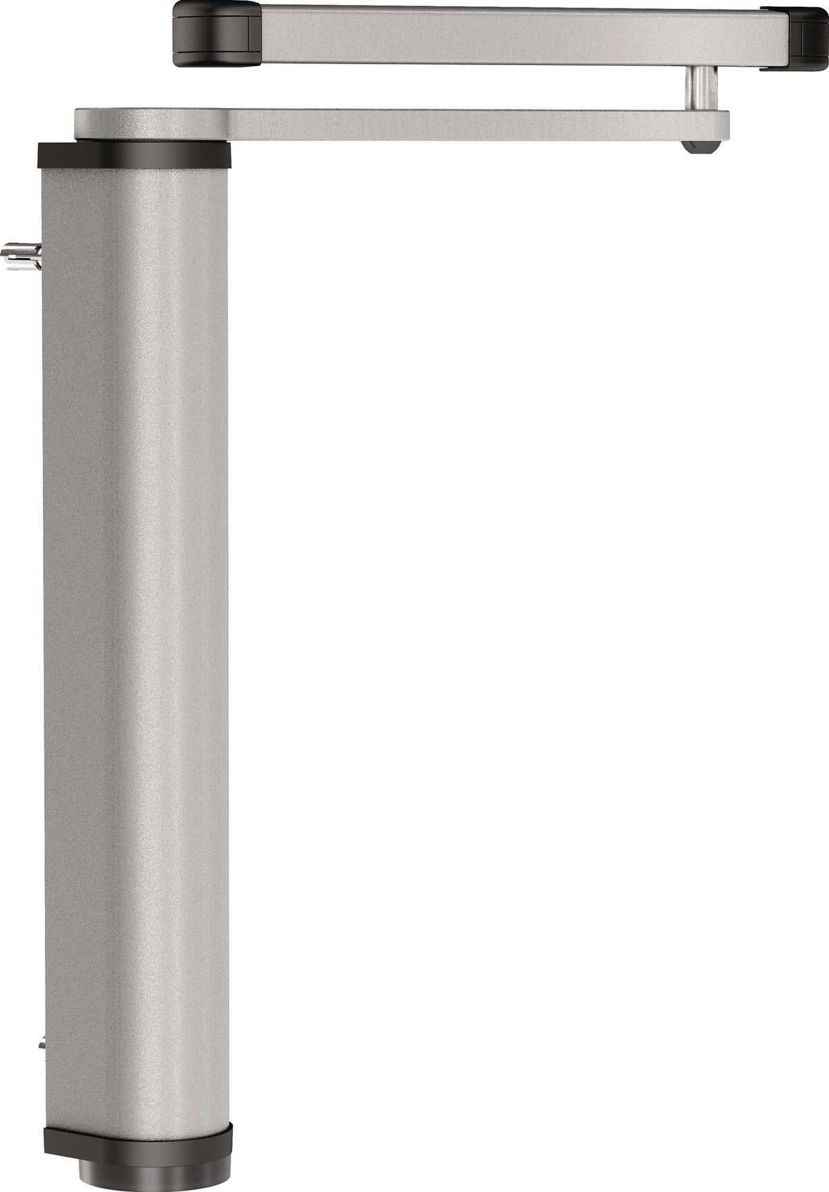 LOCINOX Torschließer VENUS-S Schwarz 90° für Drehtore bis 1400 mm